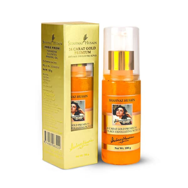 SHAHNAZ HUSAIN 24 CARAT GOLD SCRUB 100g